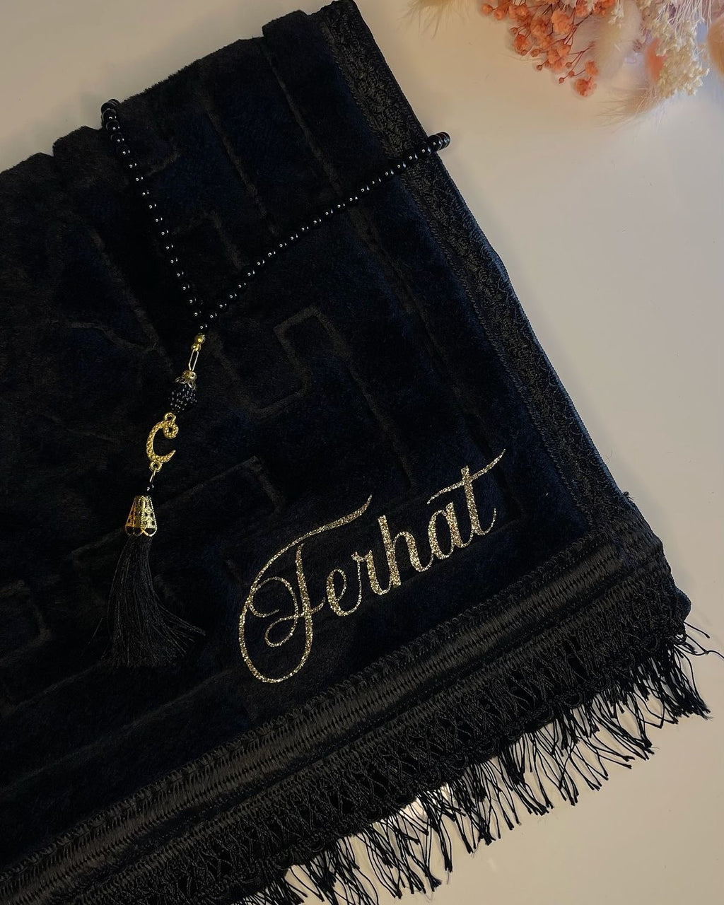 Tapis de prière personnalisé