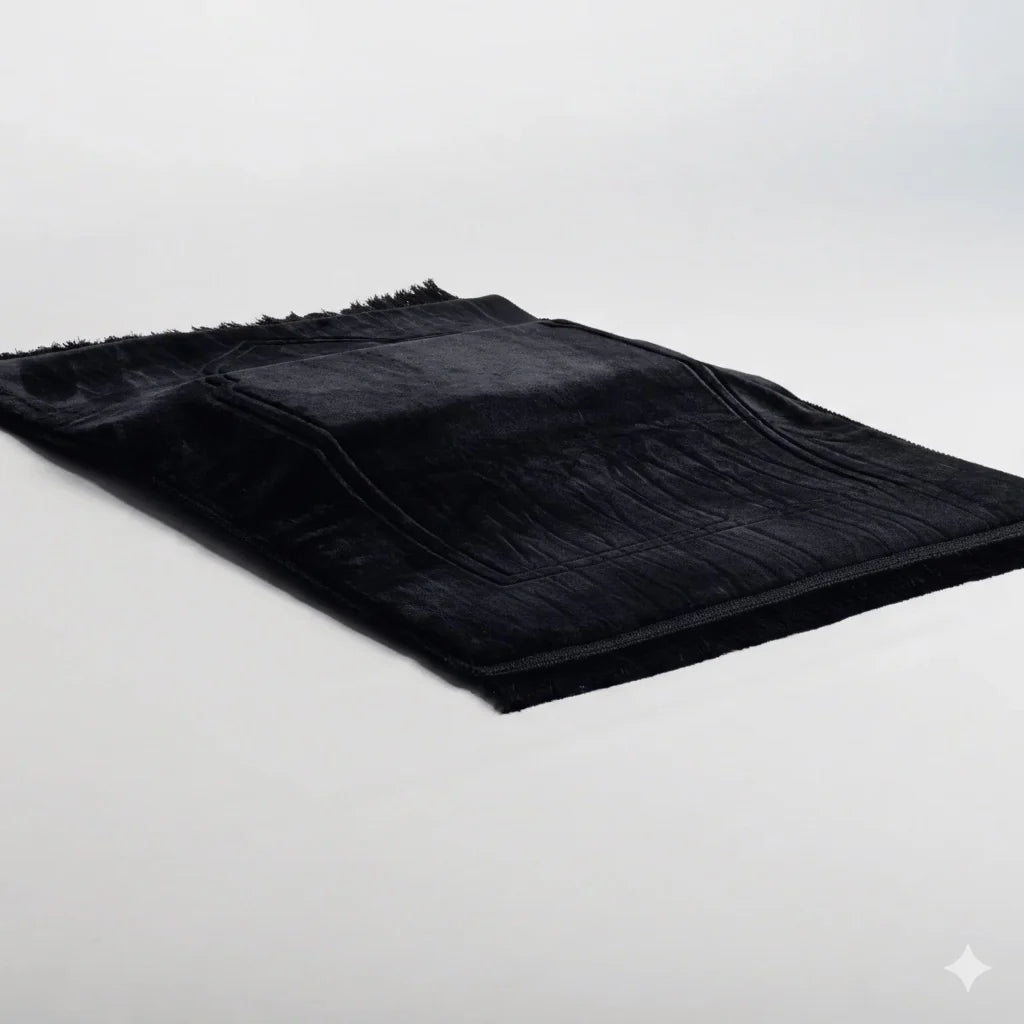 Tapis de prière velours premium – Confort & Élégance